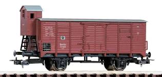 PIKO 24503 - H0 - Gedeckter Güterwagen mit Bremserhaus, K.P.E.V., Ep. I
